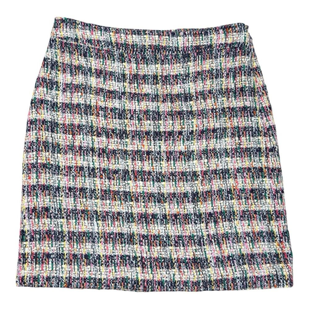 Talbots Womens Tweed Skirt Size 4 Multicolor Lined Career Classic